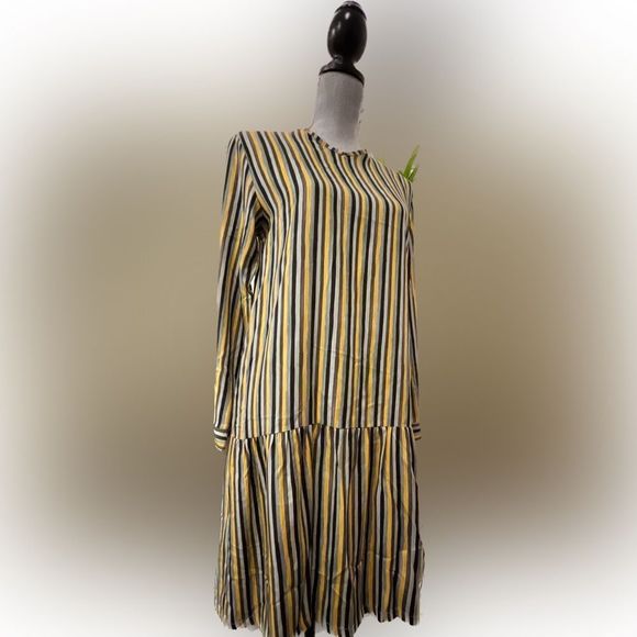 🐠PAN🐠 Striped Shift Dress / Size Small - Picture 5 of 8